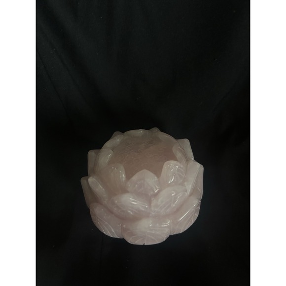 Pink Quartz Lotus - Picture 3 of 6